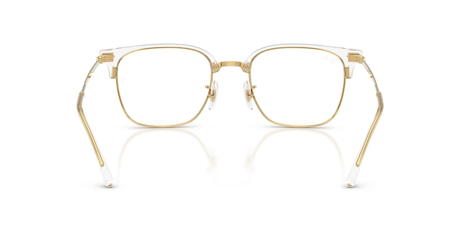 Ray-Ban New Clubmaster 7216 Eyeglasses - Blue On Gunmetal - view 108